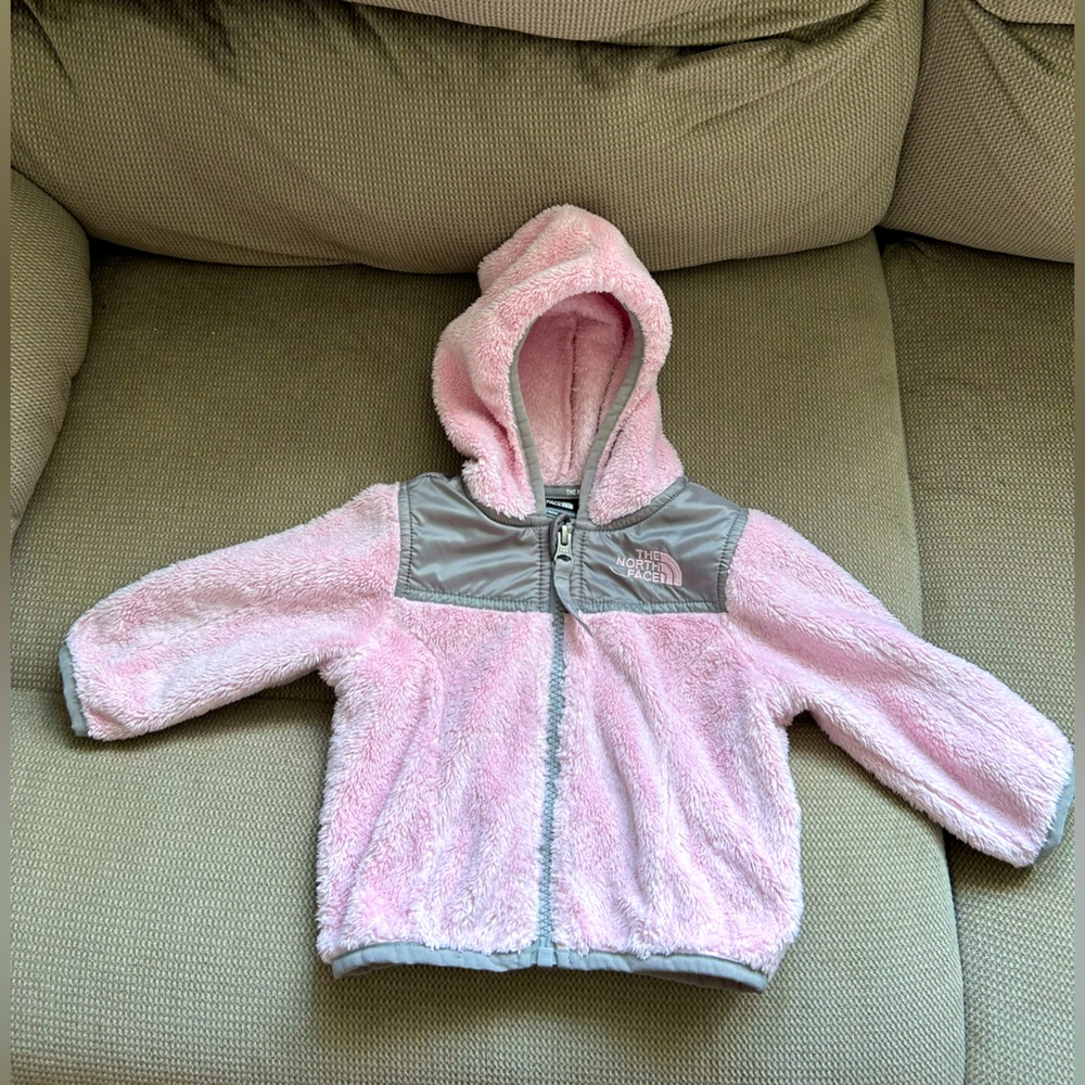 North Face 3-6mo Pink and Gray